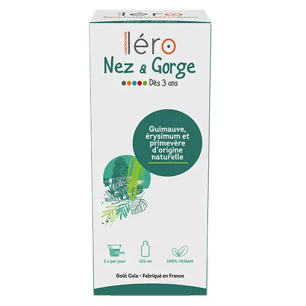 Xarope para Nariz e Garganta Infantil Léro 125ml