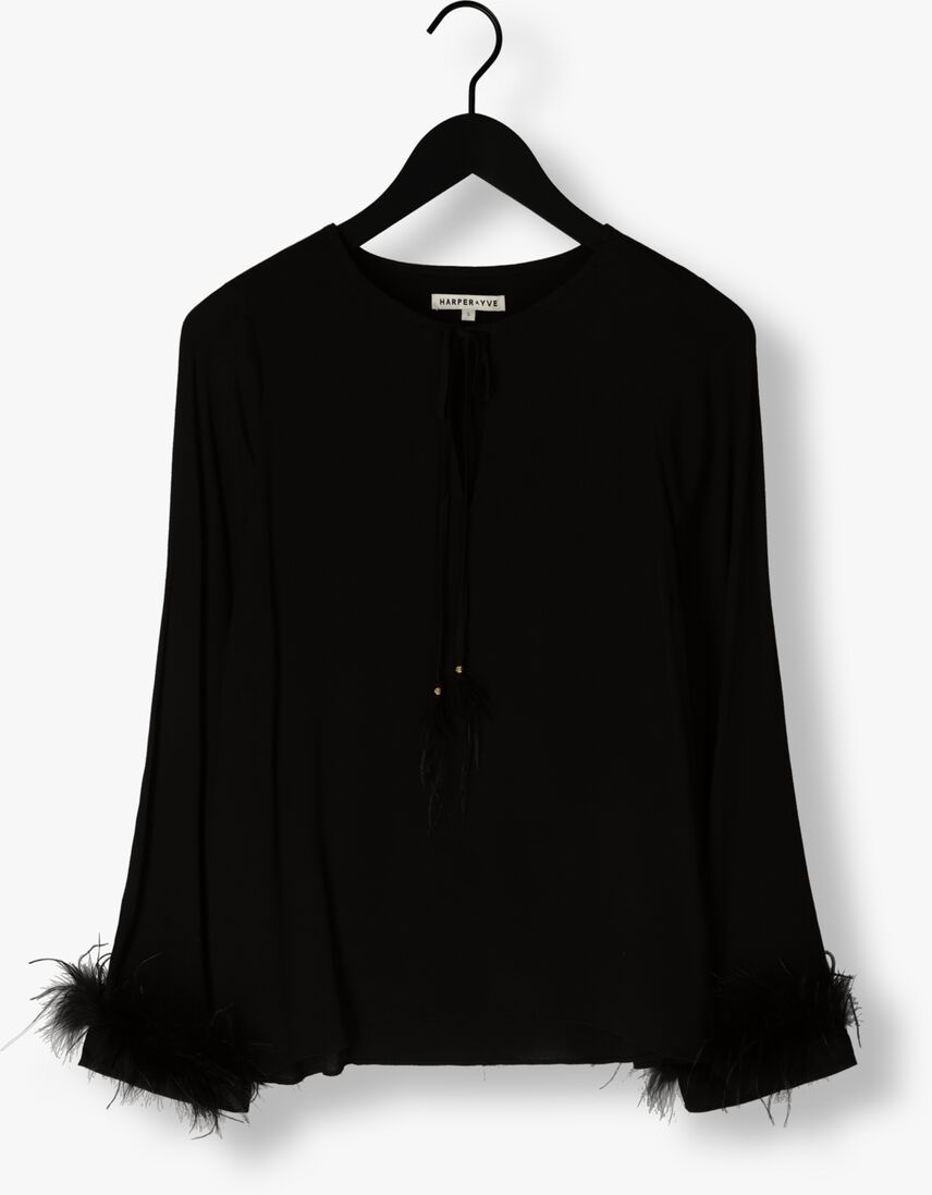 HARPER & YVE zwarte harper & yve blouse lizzy-ls