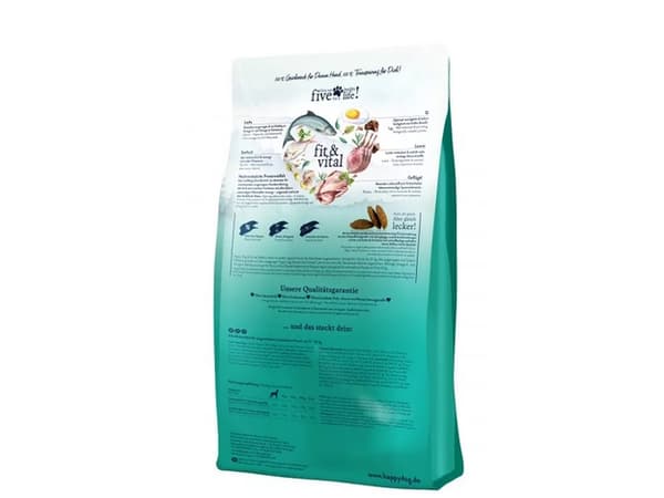 Happy Dog fit & vital - Medium Adult, Voksen, Medium (11 - 25 kg), Egg, Fisk, Lam, Fjærfe, Laks