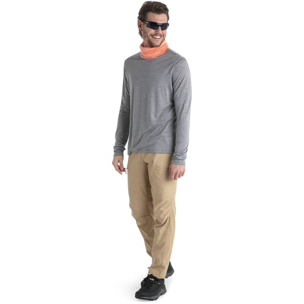 T-shirt randonnée ICEBREAKER M MERINO 125 COOL-LITE SPHERE III LS TEE METRO HEATHER