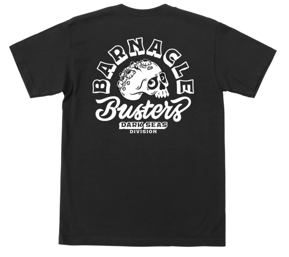 Dark Seas Barnacle Pocket T-Shirt Black
