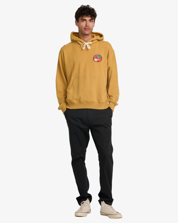 Rvca LA Wave Hoodie Ochre