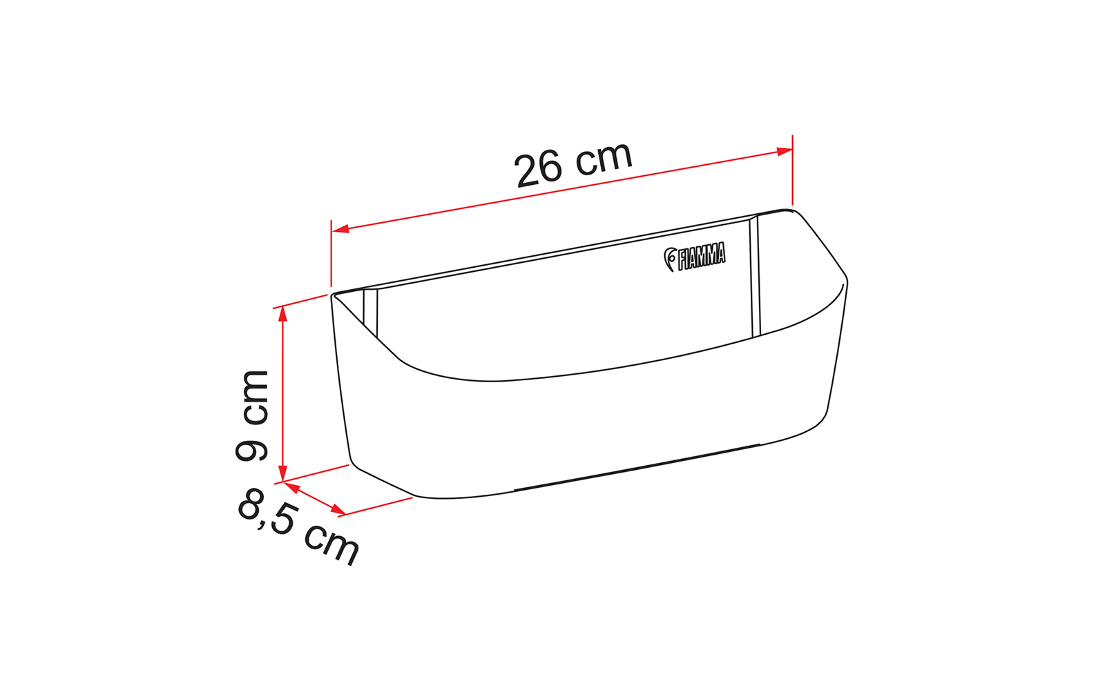 Fiamma Pocket Plus Multifunktionsbehälter M