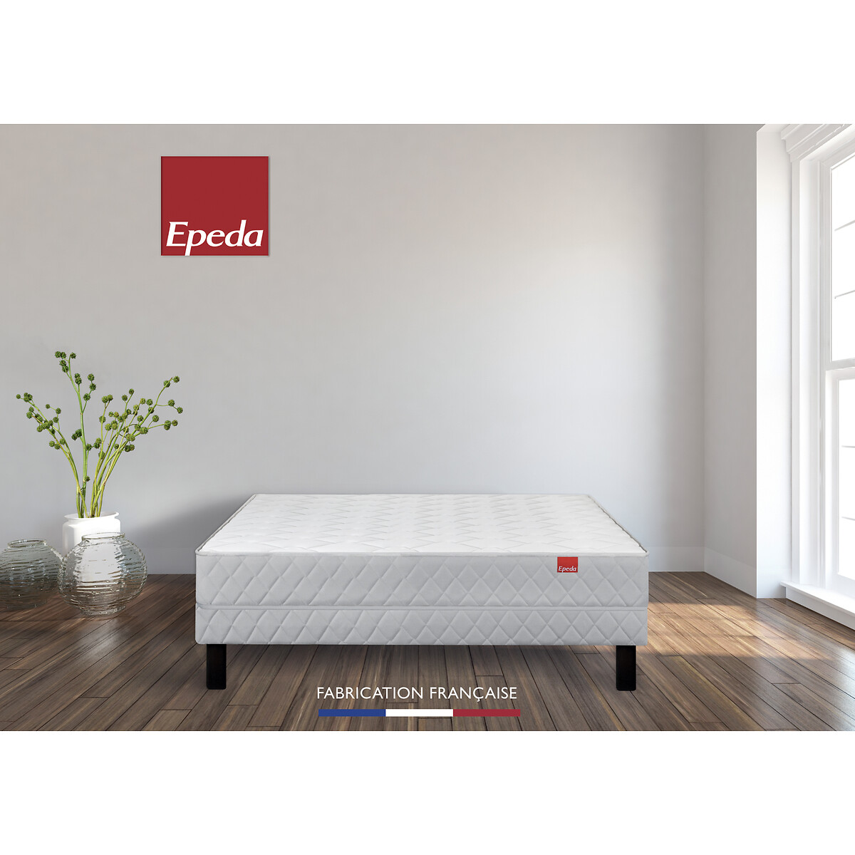 EPEDA<br>Colchão de molas ensacadas Dormeur