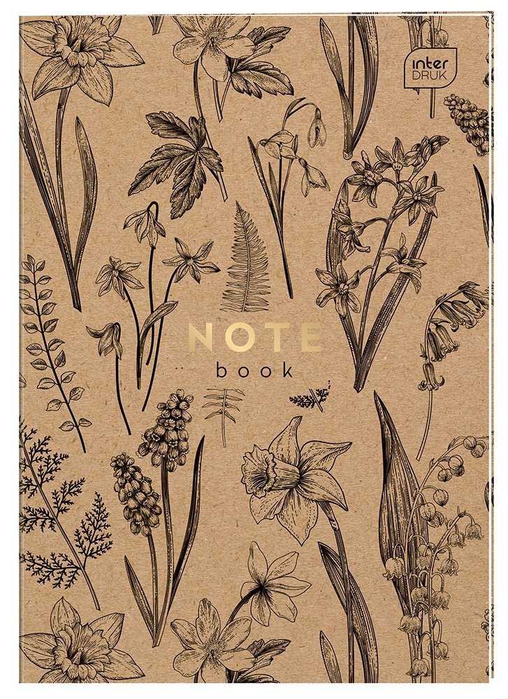 Notizbuch Kraft A4 60 Blatt Kariert