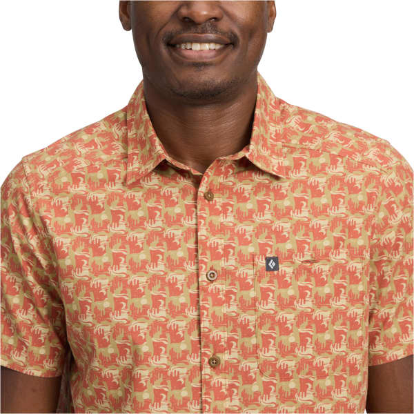 Chemise BLACK DIAMOND WINGATE SS SHIRT BURNT SIENNA DESERT TOWER