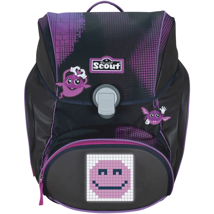 Scout Alpha Exklusiv Movie Star - Schulranzen Set 5tlg. Pink Pixel