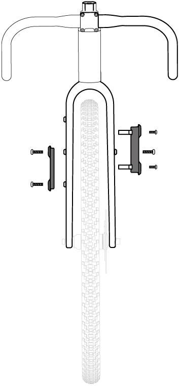 Klickfix Forgaffeltaske, 4L