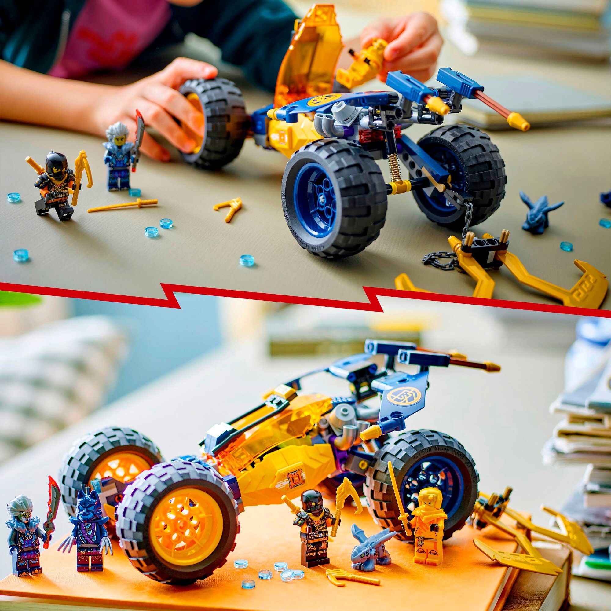 LEGO Konstruktionsspielzeug Ninjago Arins Ninja-Geländebuggy