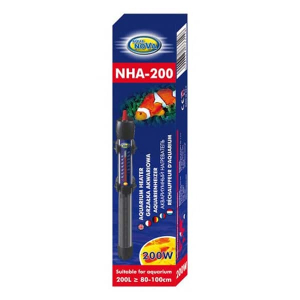 200 watts - chauffage pour aquarium jusqu'à 200 litres