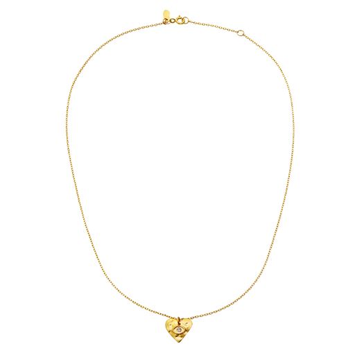 Maanesten Cassandra Halskæde, Gold Plated/Labradorit, 40,5 3 cm