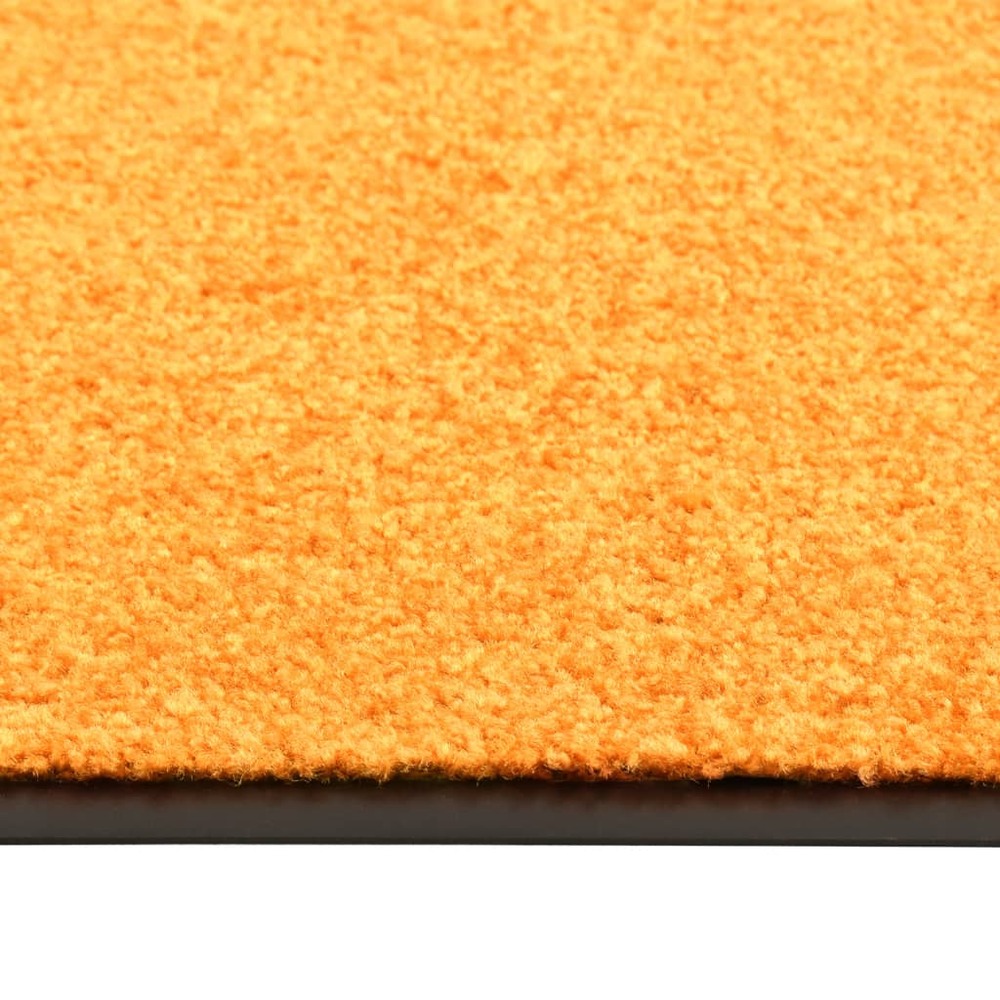 Paillasson lavable orange 60x90 cm