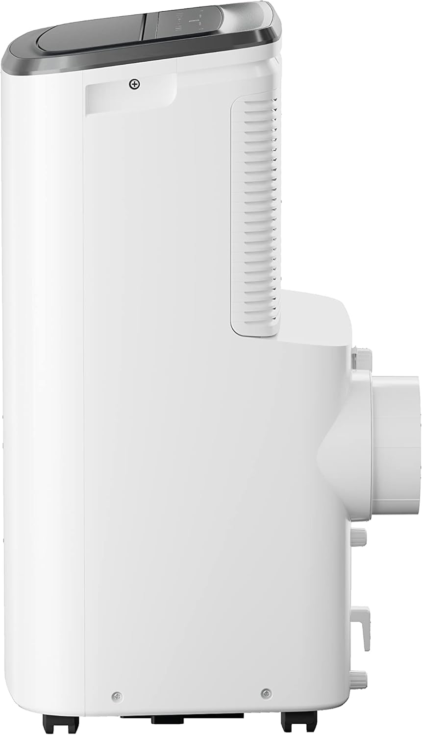 AEG Comfort 6000 AXP26U559HW mobiles Klimagerät/LED Display/Touch-Bedienung / 30-40 m² / 61 dB(A) / Kühlen/Heizen/Ventilator/Entfeuchtungsfunktion/Automatik/App-Steuerung/weiß/schwarz