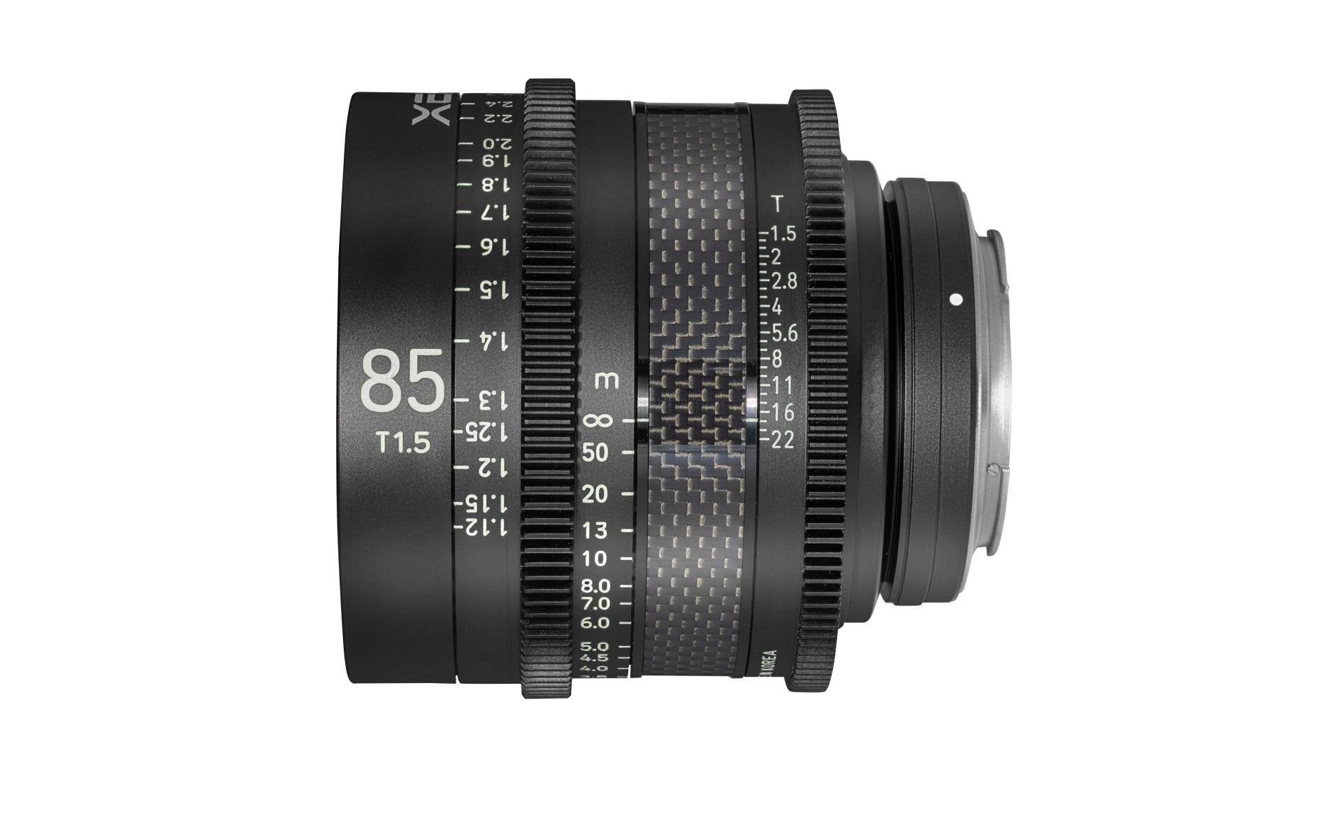 Festbrennweite XEEN CF Cinema 85mm T1.5 – Sony E-Mount<br>Kompaktes und flexibles Filmobjektiv
