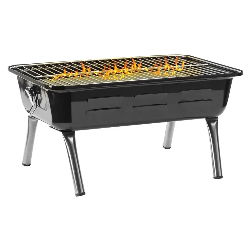 Bærbar kullgrill 40x25 cm