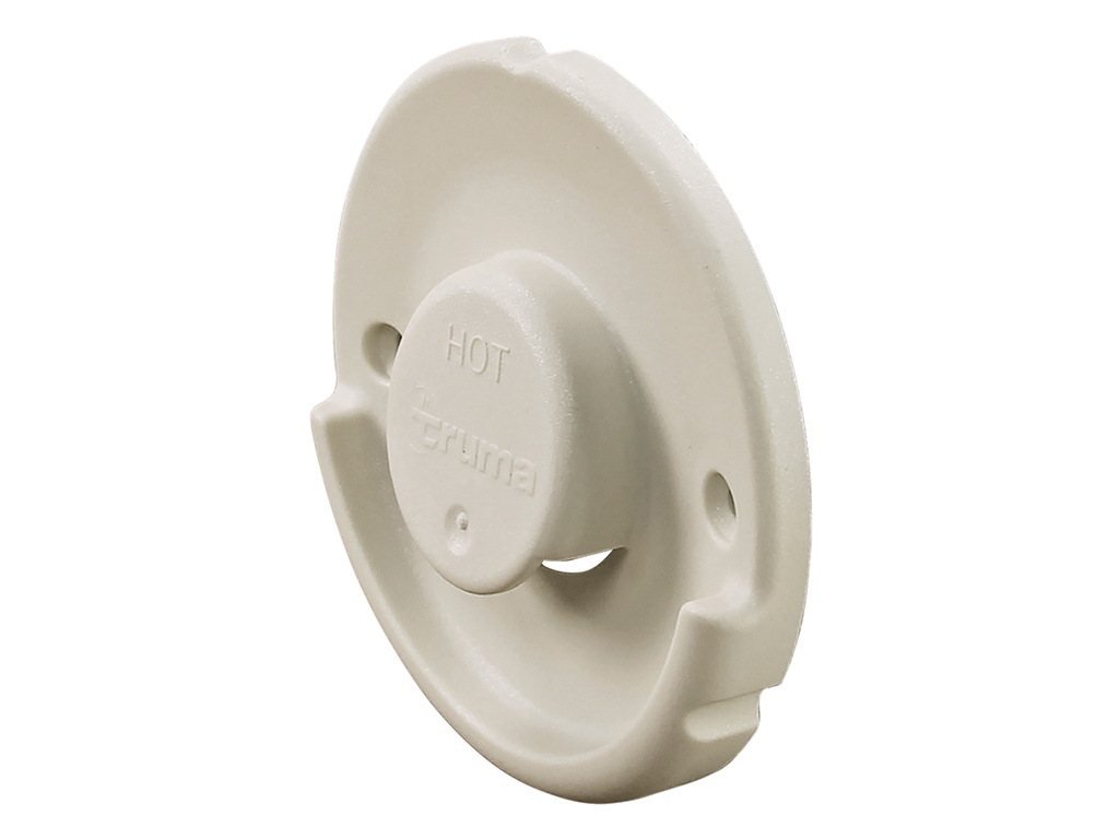 Truma WK wanddoorvoer rooster - cream