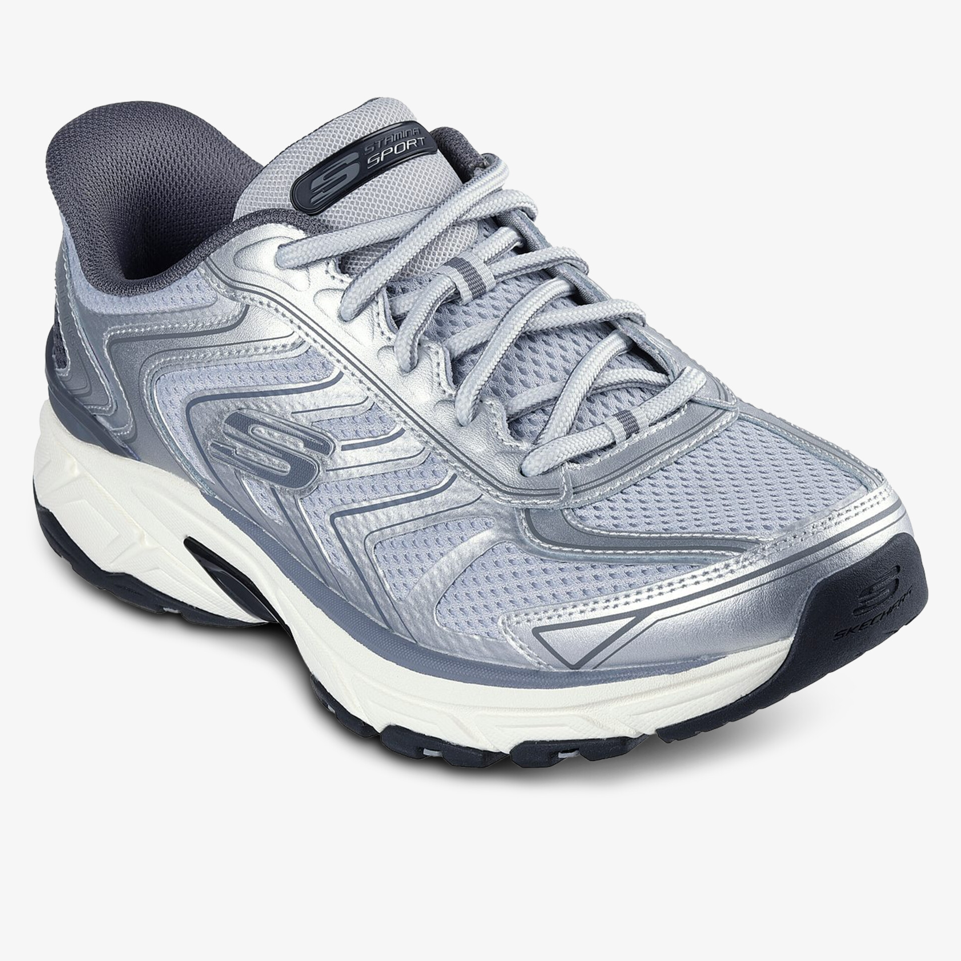 SKECHERS Herren Sneaker Low Stamina Silber kaufen bei reno.de