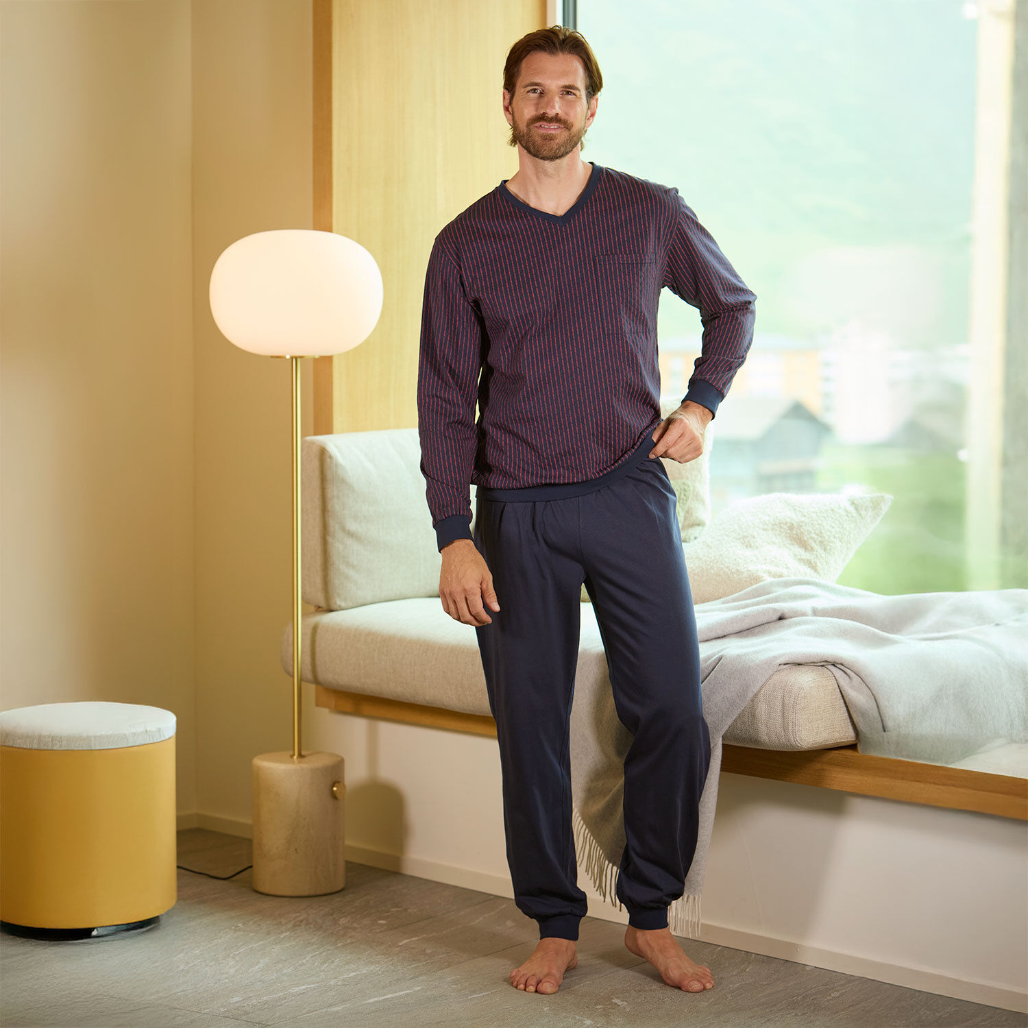 V-Neck Pyjama von Artime für Herren