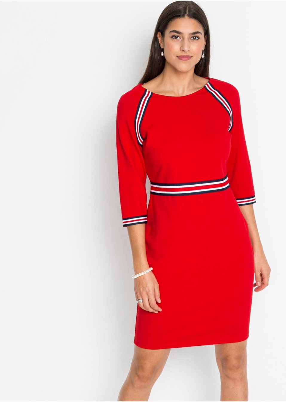 Robe en jersey avec ceinture