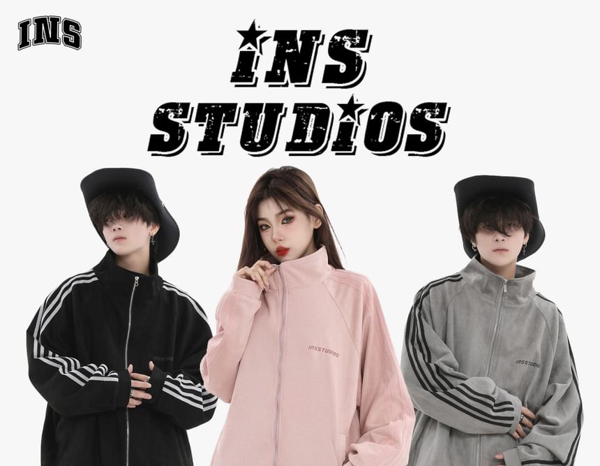 INStudio - Gestreept ritsjack