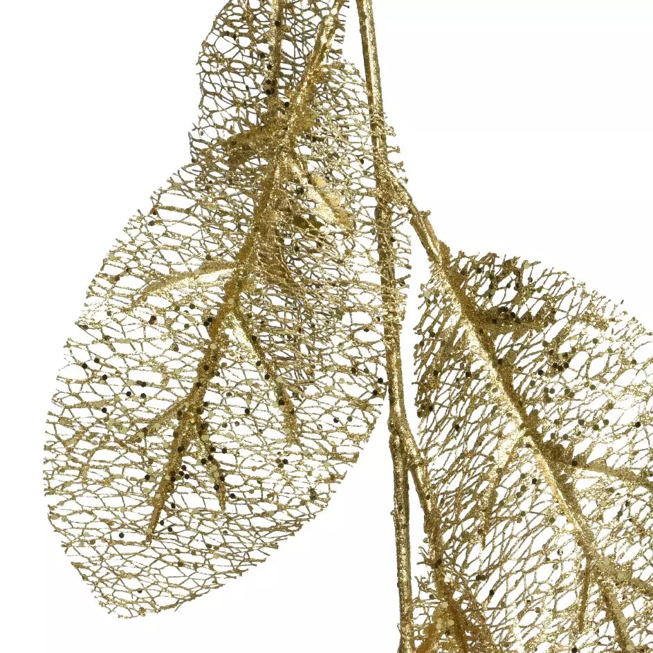 Guirlande de feuilles (190 cm) Délia dorée