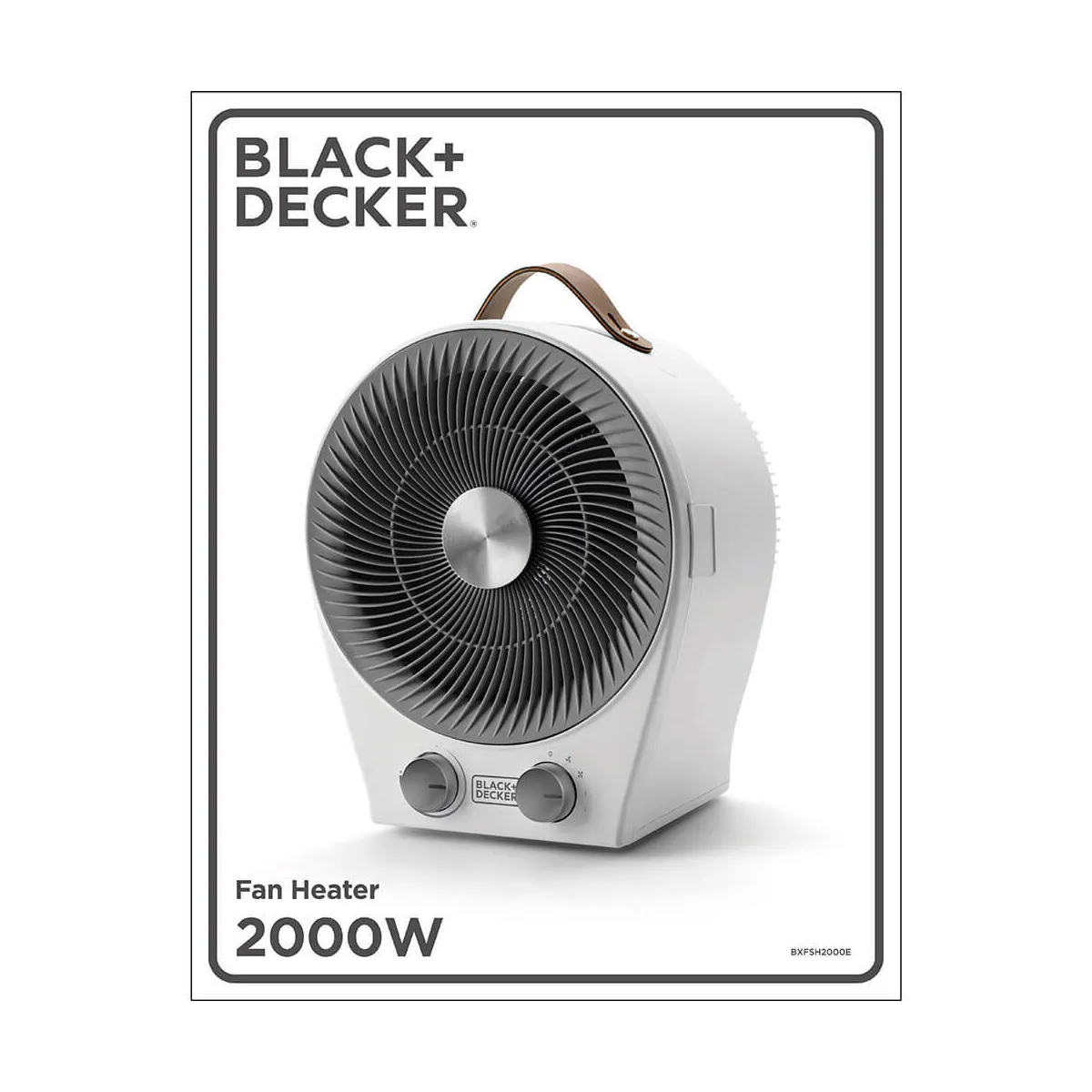 BLACK+DECKER Varmevifte 2000W 2i1 Hvit