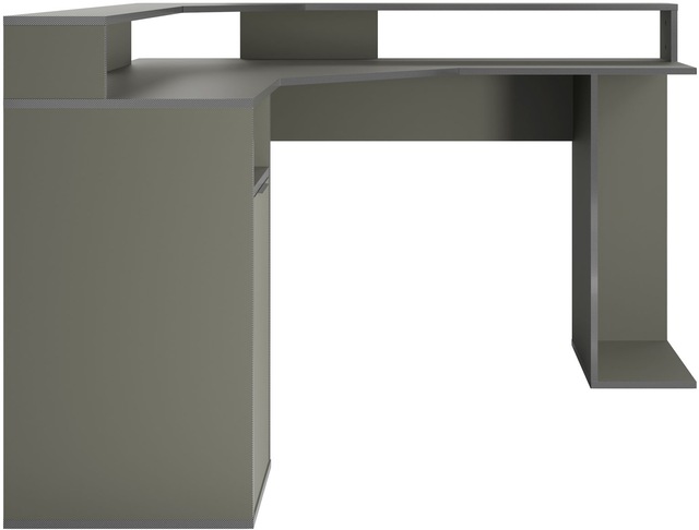 Home affaire Eckschreibtisch »Omaha« Gamingtisch mit Tür, Towerfach und Monitorablage, Breite 139 cm