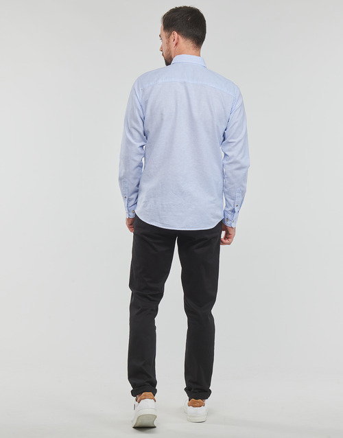 Jack & Jones - JJESUMMER SHIRT L/S - Bleu