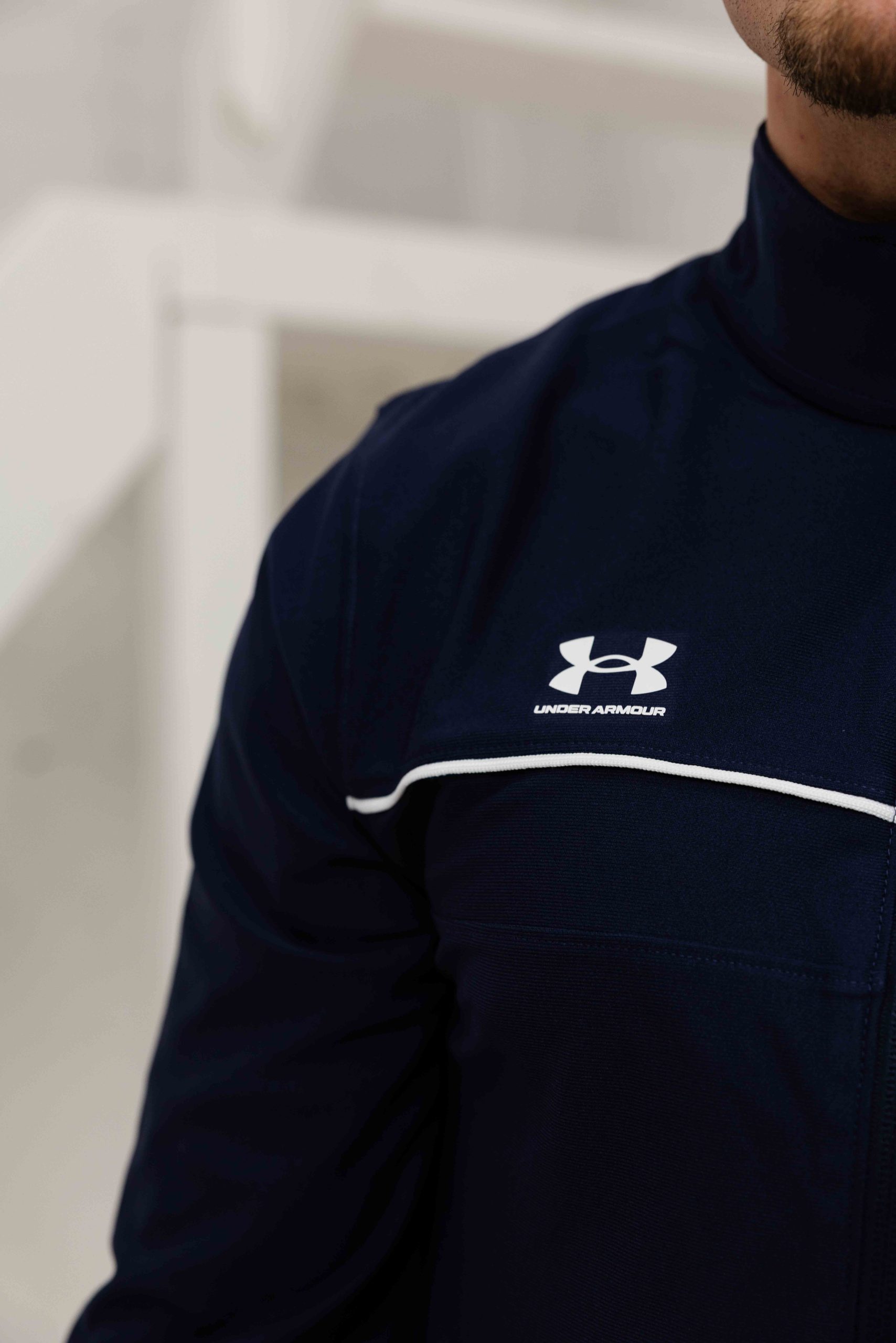 Under Armour Challenger Trainingspak Heren Donkerblauw/Wit