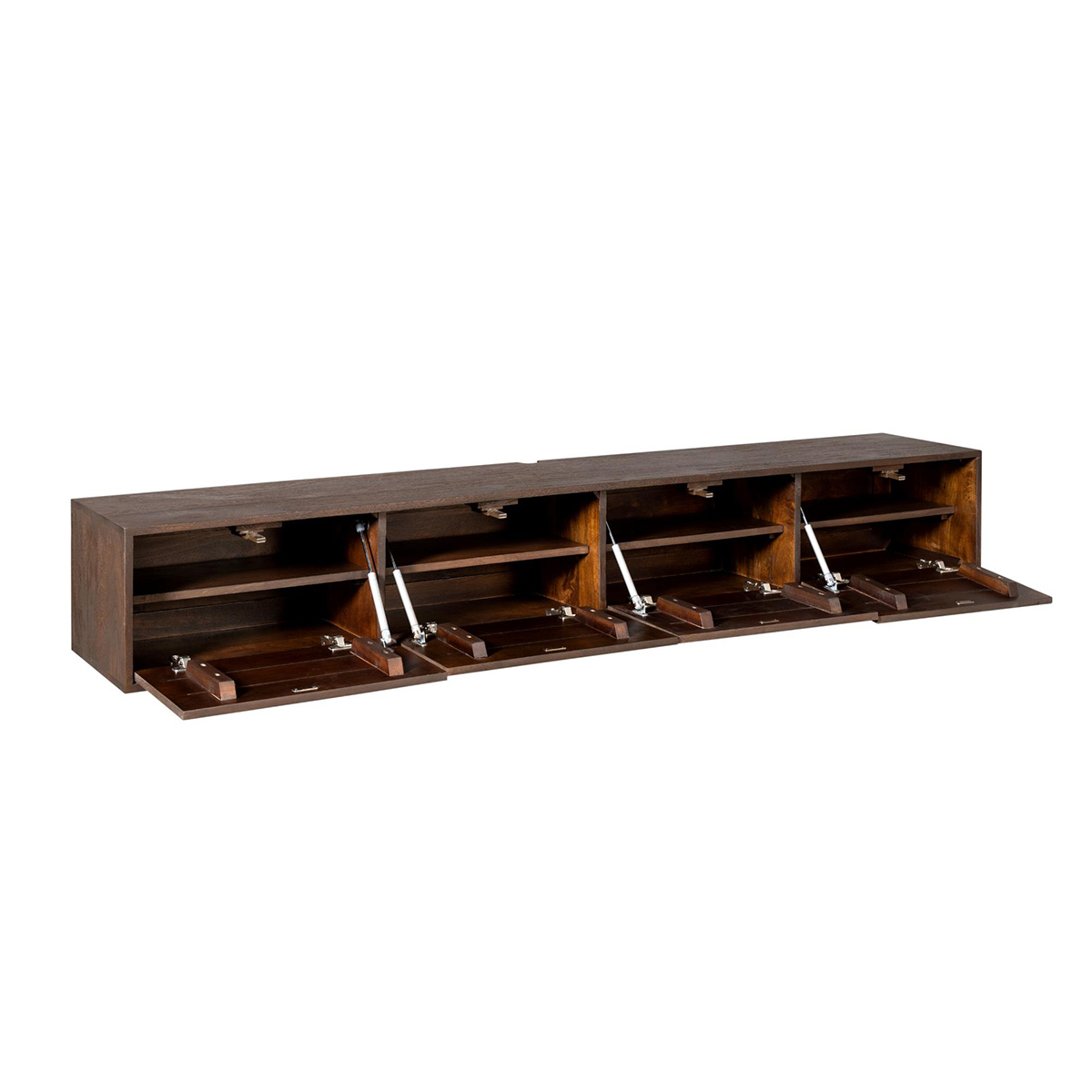 Zwevend Tv-meubel All Brown 200