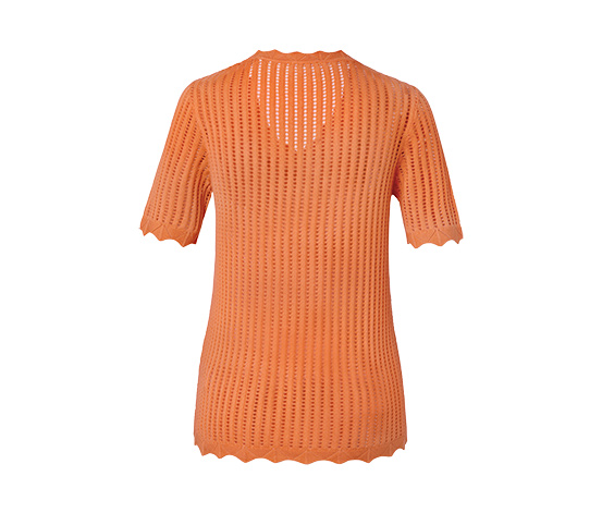 Strick-Shirt, orange