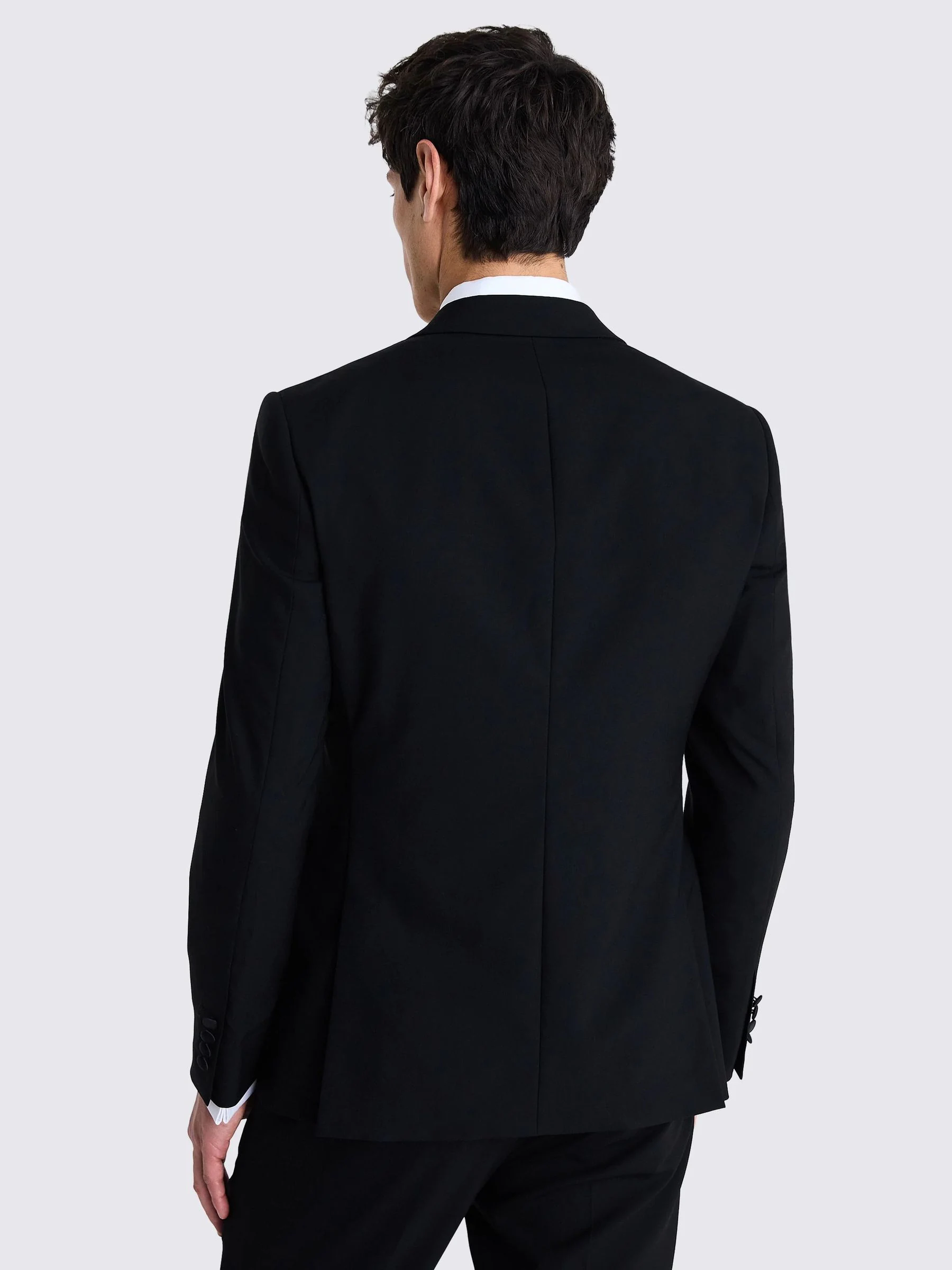 MOSS Slim Fit Wool Notch Lapel Tuxedo Jacket