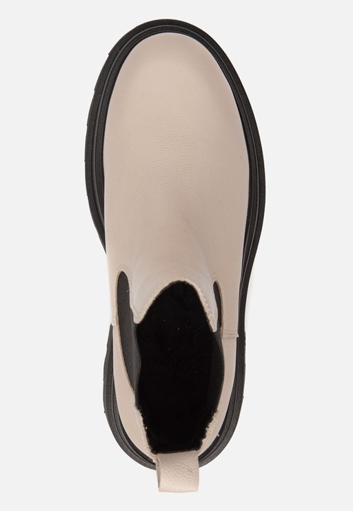 Tamaris Chelsea boots beige Leer