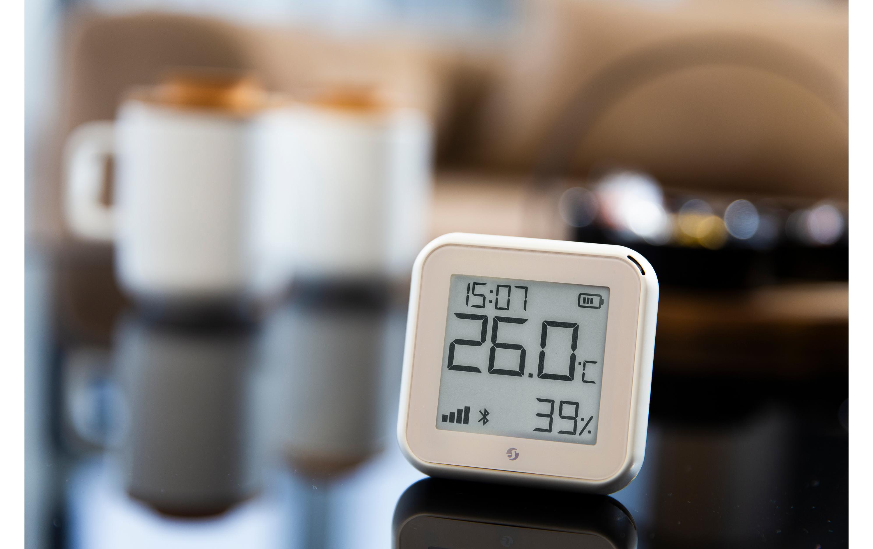 WLAN-Luftfeuchte- und Temperatursensor H&T Gen3, IvorySmart Home-Thermo-Hygrometer mit WLAN
