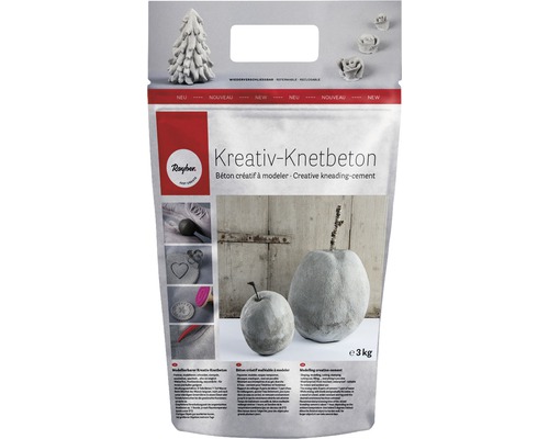 Creatief modelleerbeton, zak van 3 kg