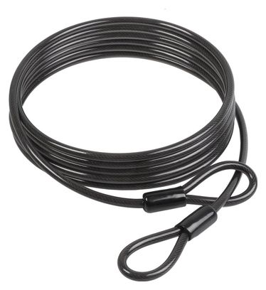 M-WAVE Câble De Verrouillage S 10.50 L - 5 Mètres X 10 Mm - Noir