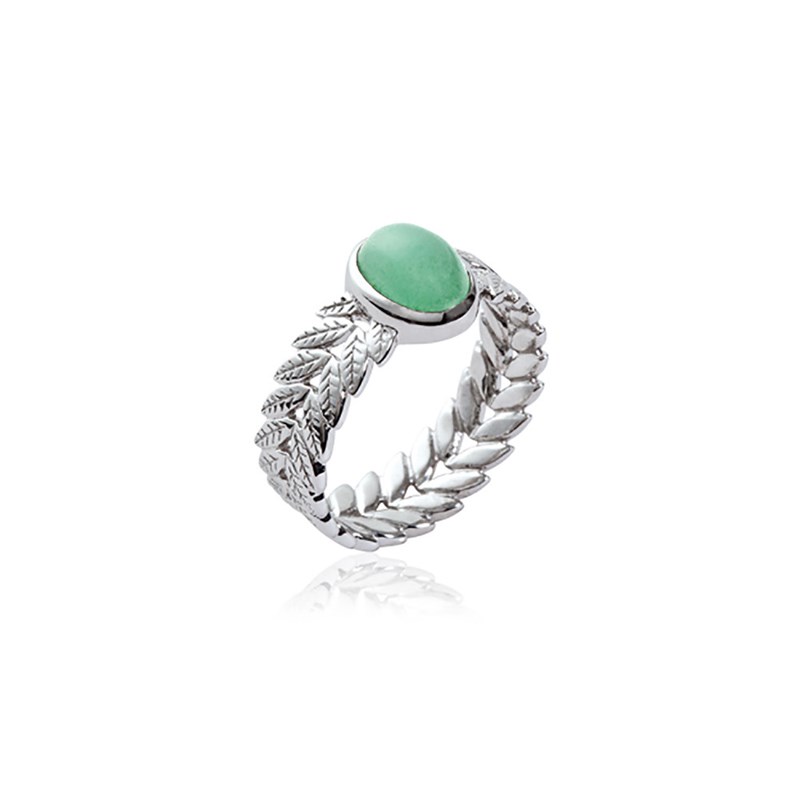 Bague Femme - Argent 925 - Aventurine