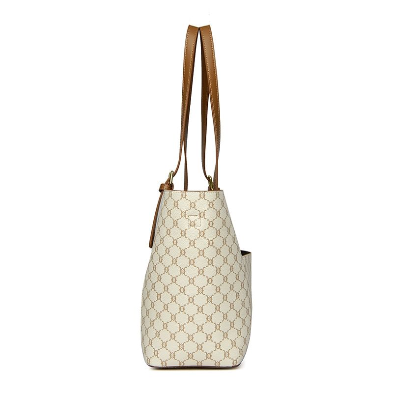 Mayanne - Tas van kunstleer met patroon