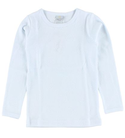 Smallstuff Bluse - Hvid m. Hulm?nster