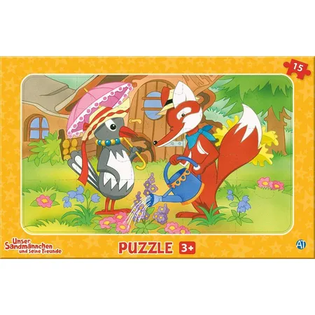 Trötsch Rahmenpuzzle Fuchs u. Elster