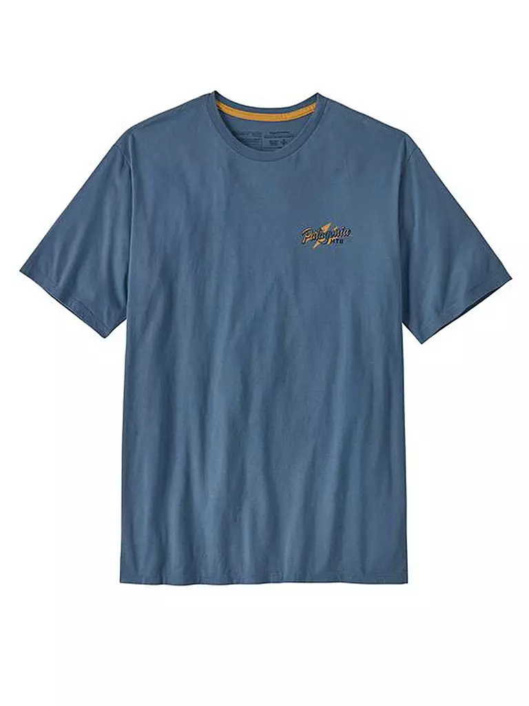 PATAGONIA T-Shirt M'S TRAIL HOUND ORGANIC blau