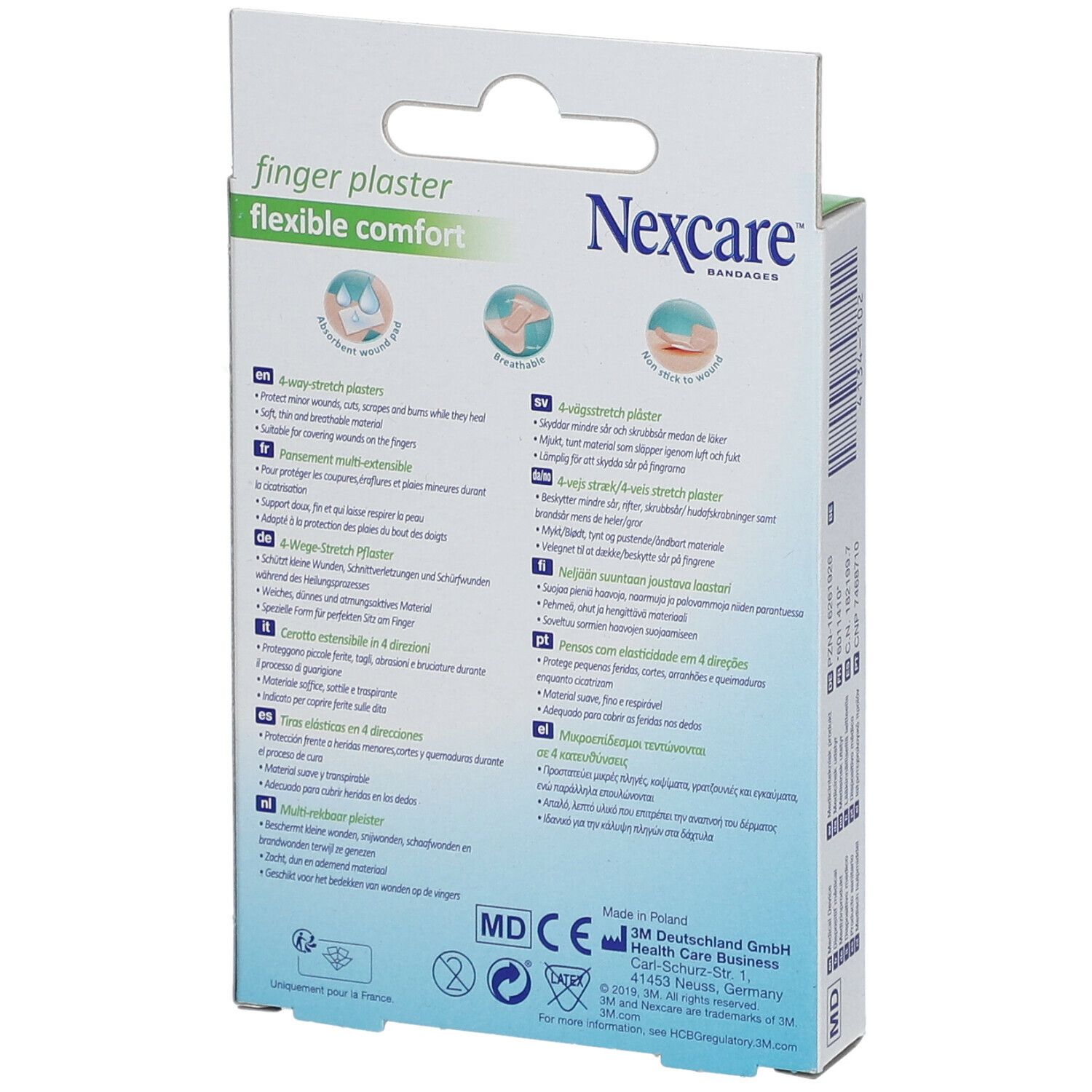 Nexcare™ Flexible Comfort Fingerpflaster 44,5 x 51 mm