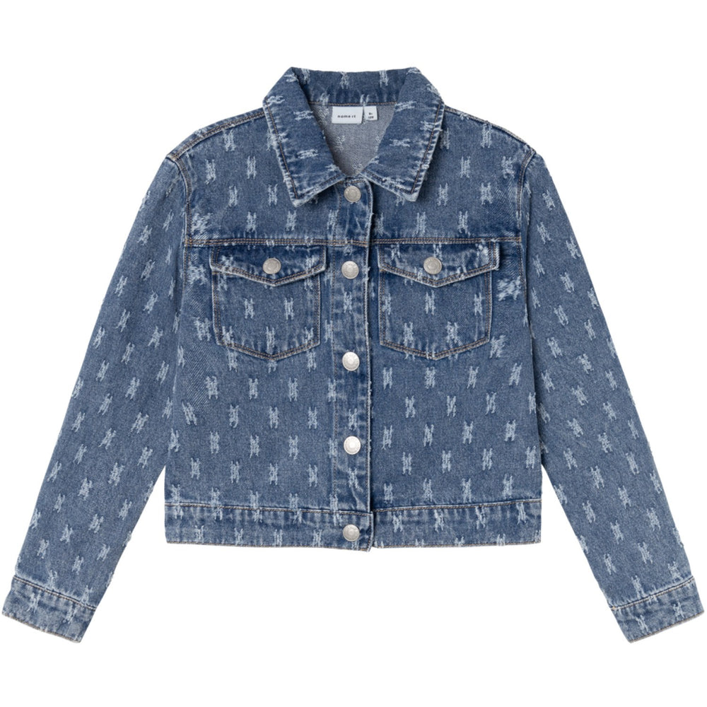 Køb Name It Dark Blue Denim Phine Denim Jakke