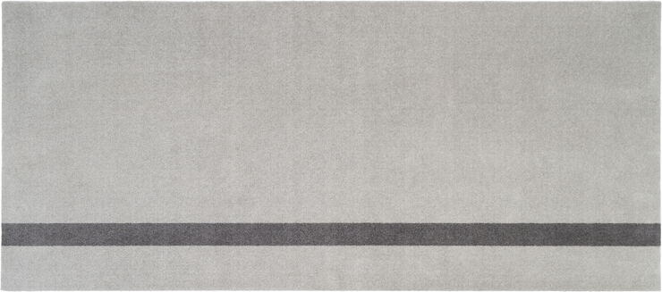 Tica Copenhagen Løber, 90x200 cm, stripe vertical lysegrå/steelgrey Lysegrå/steelgrey