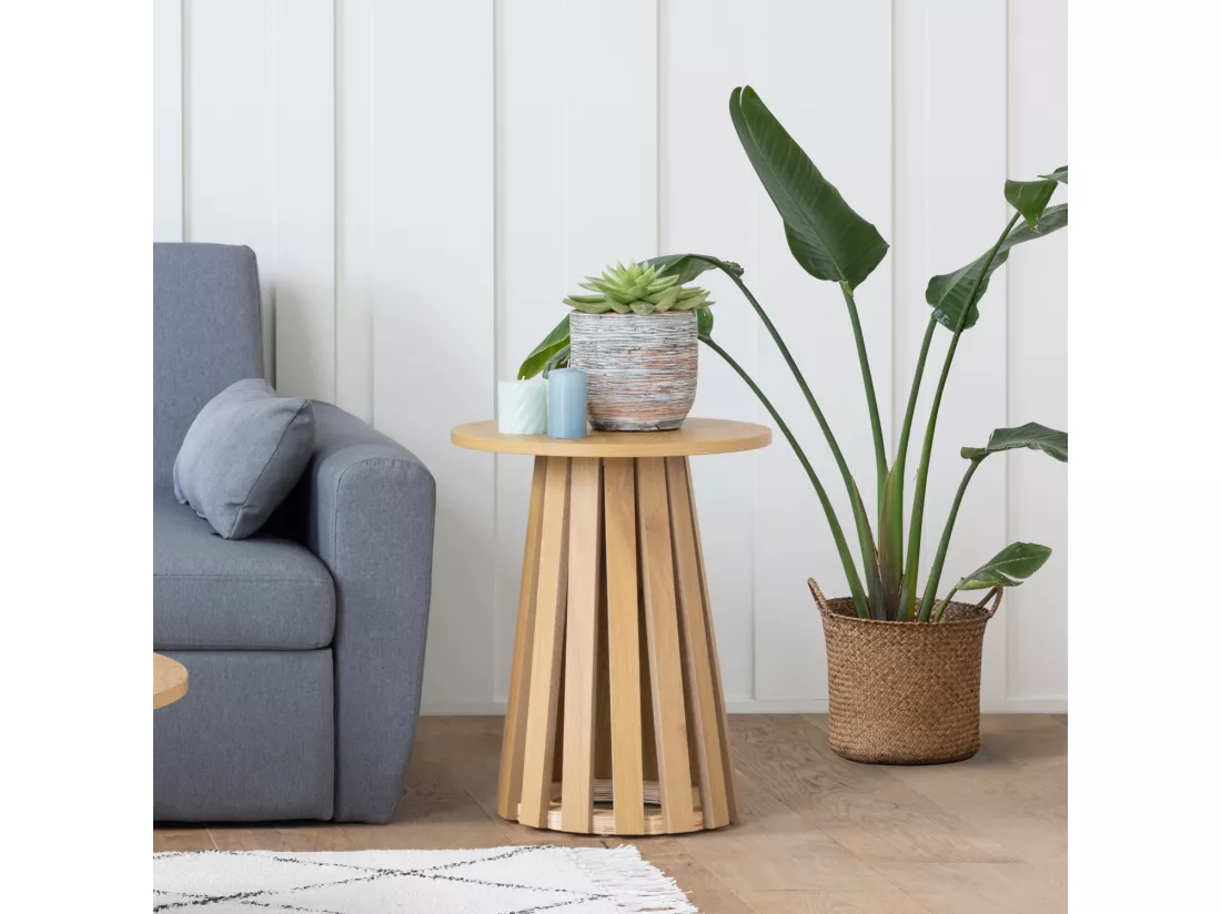 Table d'appoint ronde style scandinave LIV