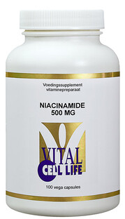 Vital Cell Life Niacinamide 500mg Capsules 100CP