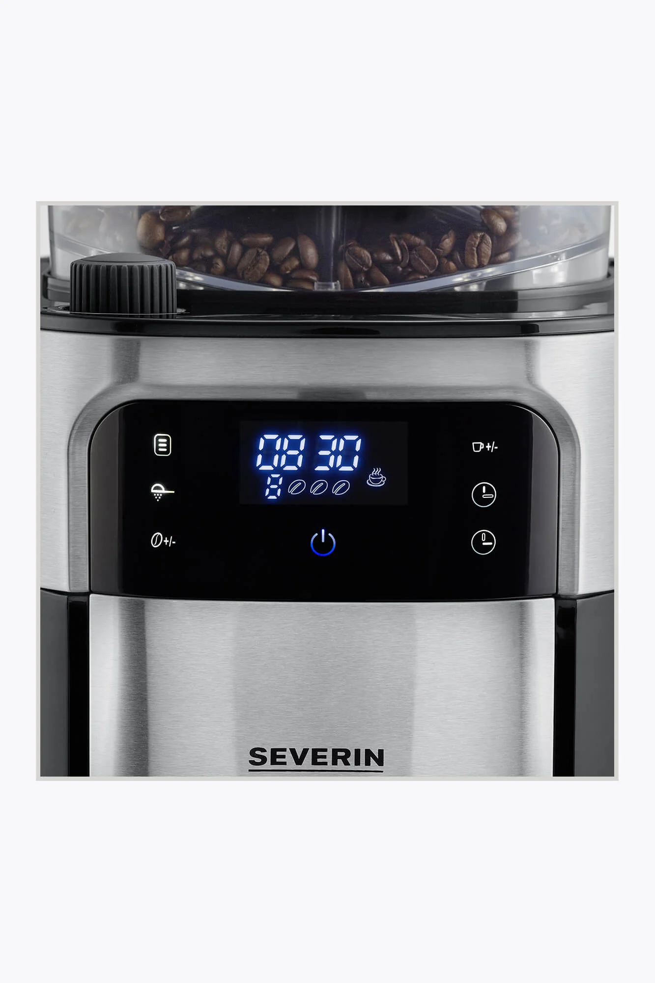 Severin Filterkaffeemaschine mit Mahlwerk und Edelstahl-Thermokanne