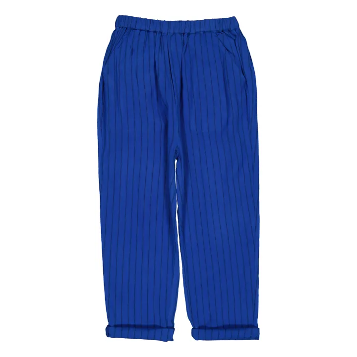 Louis Louise Pantalon Gazelle Rayé | Bleu électrique