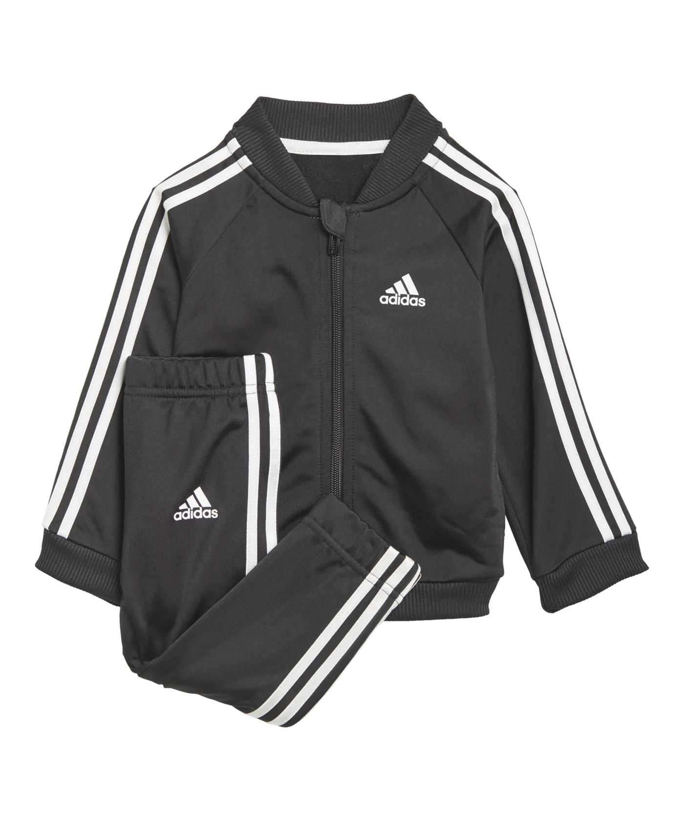 adidas Freizeitanzug Baby Schwarz Weiss