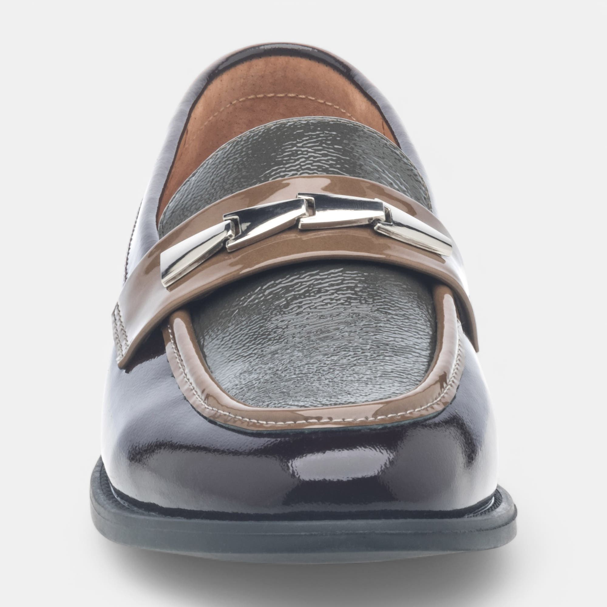 Mocassins Femme en cuir bordeaux